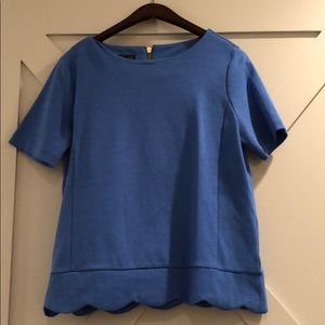 Blue Short sleeve Talbots Top NEW